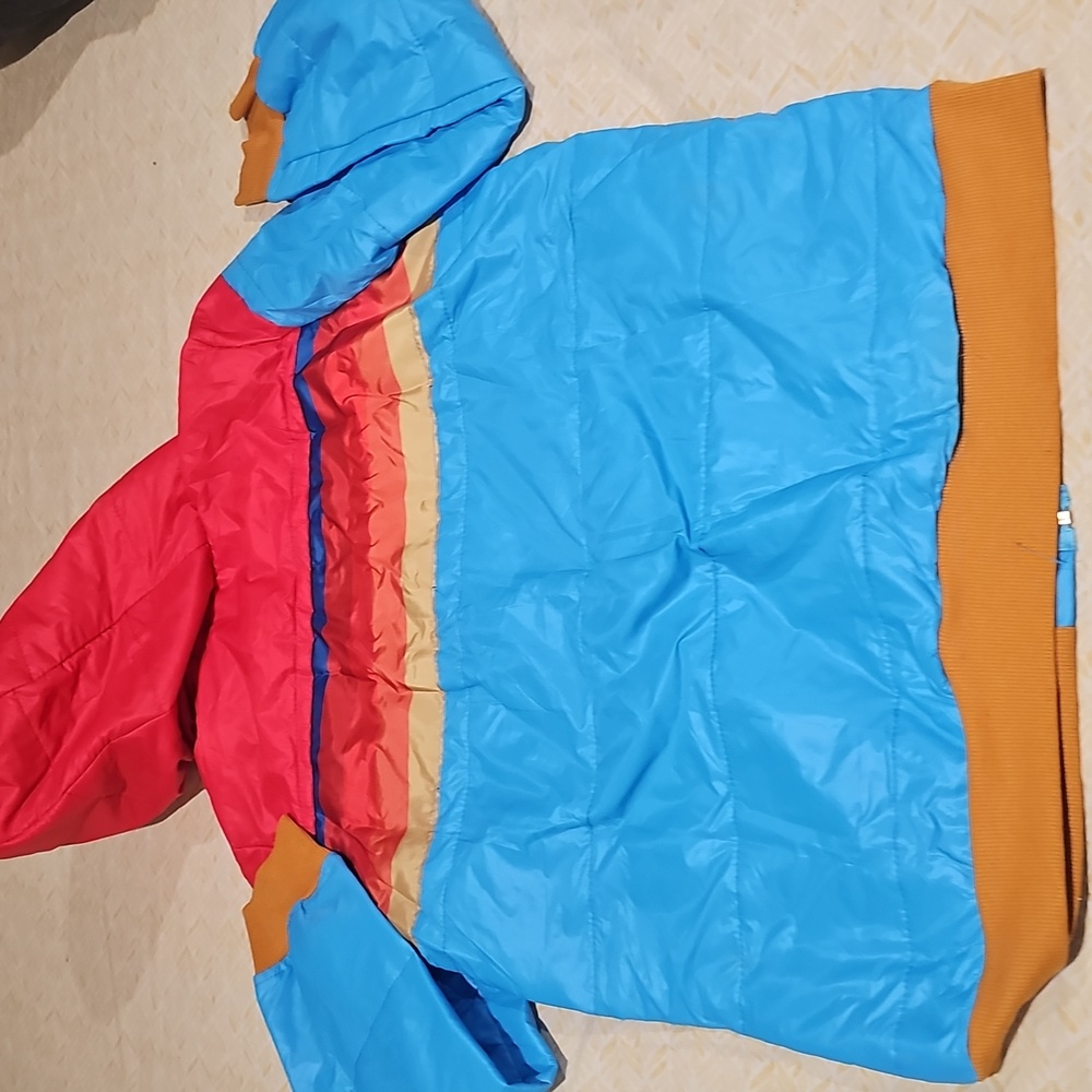 Colorful Light Waight Jacket with Hood, New And Has'nt Been Worn - Picture 6 of 6